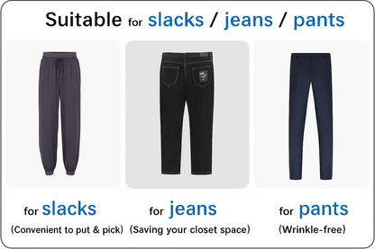 FURNIQ -Adjustable Pants Hanger: Space-Saving Closet Solution